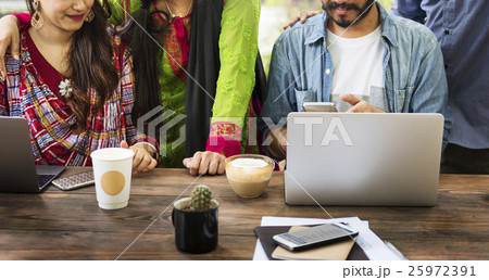 Cooperation Brainstorming Connection Unity Concept Cooperation Brainstorming Connection Unity Concept 25972391