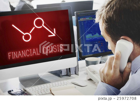 Bankruptcy Critical Recession Inflation Graphic Concept 25972708