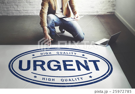 Urgent Important Priority Stamp Word Concept 25972785