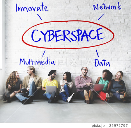 Cyberspace Network Multimedia Innovate Multimedia Concept Cyberspace Network Multimedia Innovate Multimedia Concept 25972797