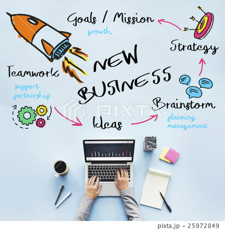 New Business Achievement Organization Progress Concept 25972849