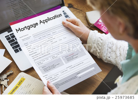 Mortgage Application Home Loan Concept Mortgage Application Home Loan Concept 25973685