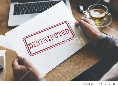 Distributed Dealing Arrangement Spread Supply Concept Distributed Dealing Arrangement Spread Supply Concept 25973710