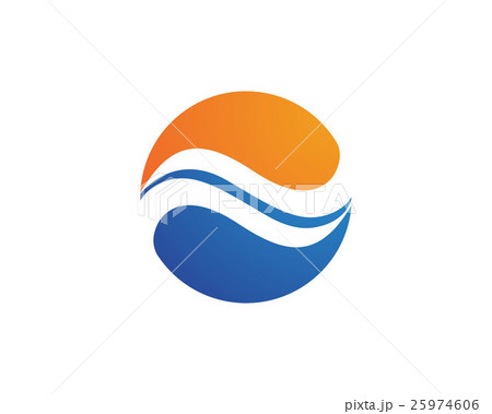 Water wave Logo Template Water wave Logo Template 25974606
