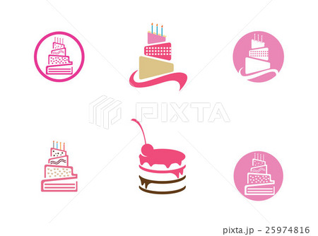 Wedding cake Isolated on background vector illustr 25974816