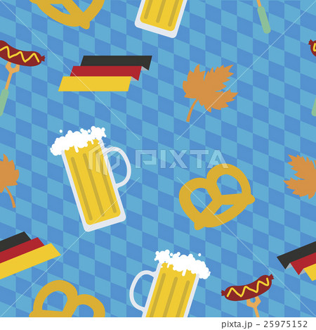 Oktoberfest beer festival pattern 25975152
