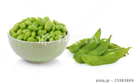 soybeans on white background 25983869