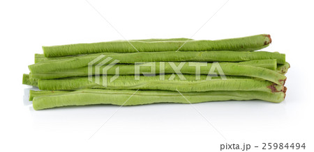 Yard Long bean on white background 25984494