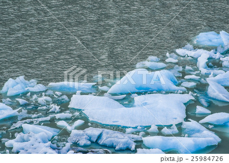 Melting blue ice floes 25984726