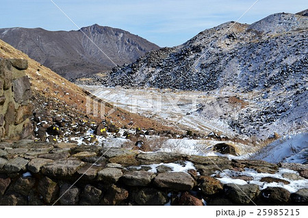 雪のくじゅう山 25985215