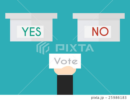 Voting concept in flat style 25986183