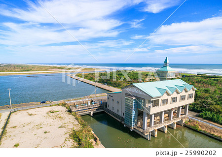 洪水対策の排水施設 東部排水機場を撮影 洪水対策の排水施設 東部排水機場を撮影 25990202