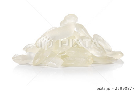 Palm Seed on white background 25990877