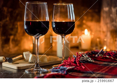 wine and a fire wine and a fire 25991667