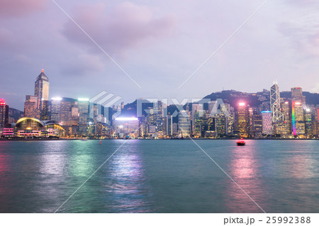 Hong Kong city, view from Victoria Harbour Hong Kong city, view from Victoria Harbour 25992388
