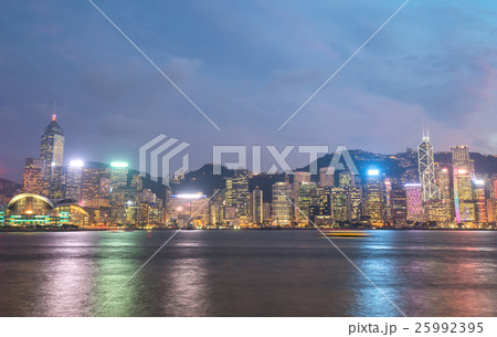 Hong Kong city, view from Victoria Harbour Hong Kong city, view from Victoria Harbour 25992395
