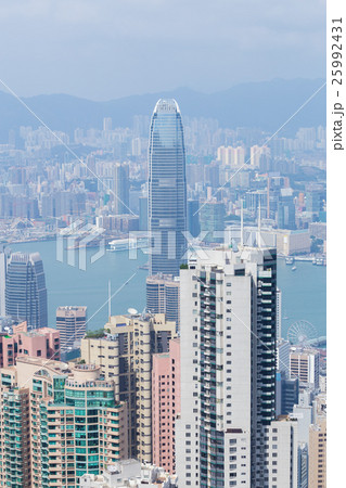 Hong Kong city, view from The Peak Hong Kong city, view from The Peak 25992431