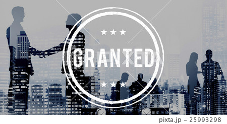 Granted Certified Mark Result Selection Status Concept 25993298