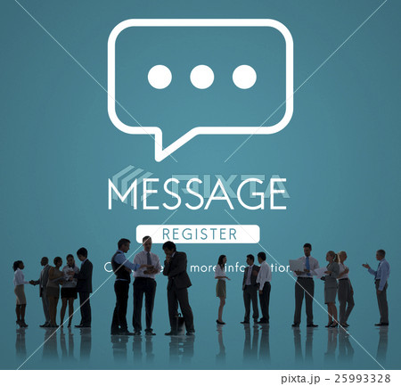 Message Communication Online Conversation Concept Message Communication Online Conversation Concept 25993328