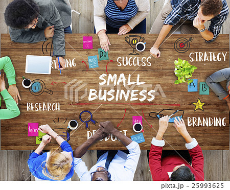Small Business Goal Investment Plan Diagram Concept 25993625