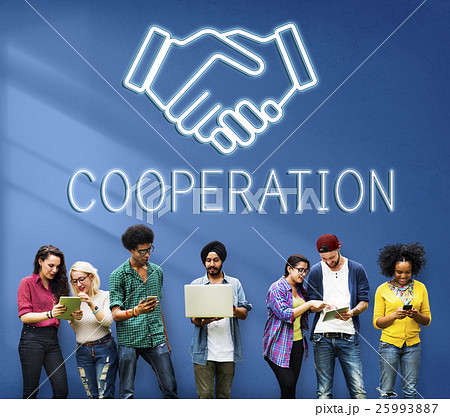 Partnership Agreement Cooperation Collaboartion Concept Partnership Agreement Cooperation Collaboartion Concept 25993887