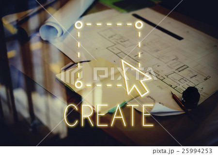 Art Create Draft Imagine Layout Outline Graphic Concept 25994253