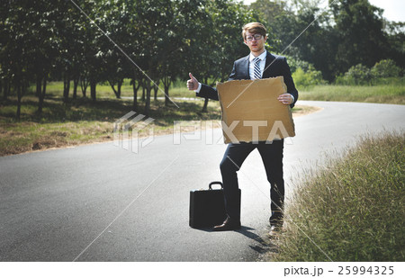 Businessman Help Support Corporation Aid Concept 25994325
