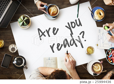Are You Ready Preparation Startup Beginning Alertness Concept 25994436