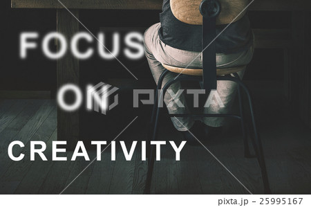 Focus On Aim Concentrate Target Determine Concept 25995167