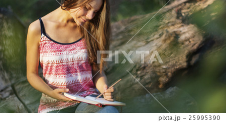 Leisure Relax Summer Tourism Carefree Travel Concept 25995390