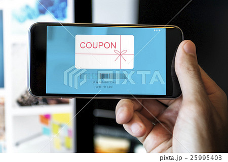 Coupon Gift Certificate Shopping Concept 25995403
