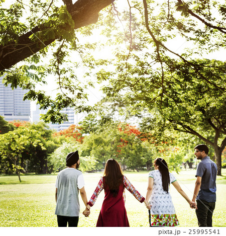 Park Friends Teenagers Together Unity Young Concept 25995541