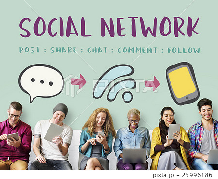 Social Media Networking Online Communication Connect Concept Social Media Networking Online Communication Connect Concept 25996186