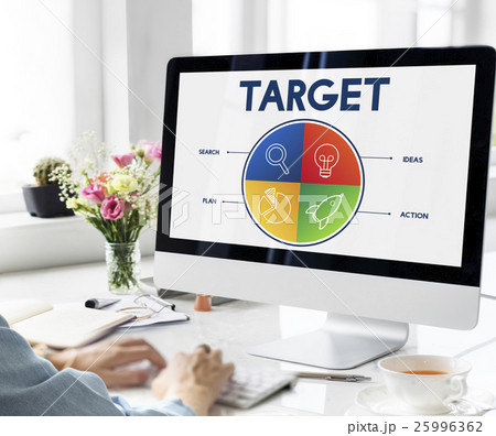 Business Startup Entrepreneur Strategy Target Concept 25996362