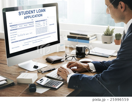 Student Loan Application Form Concept 25996559