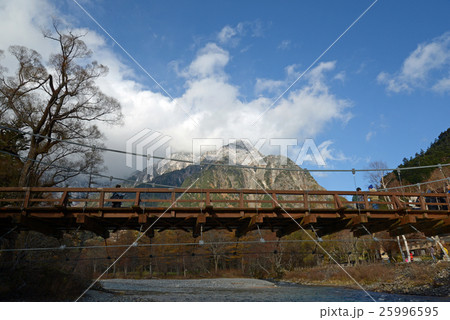 梓川と山々 25996595