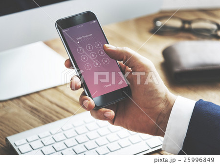 Enter Passcode Security System Concept 25996849