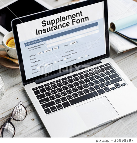 Supplement Insurance Form Concept Supplement Insurance Form Concept 25998297