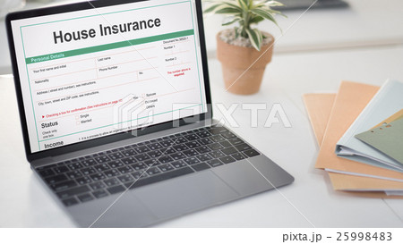 House Insurance Document Form Concept 25998483