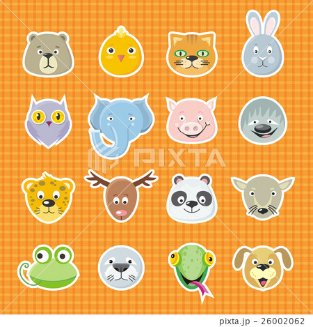 Collection of Cute Face Animal 26002062