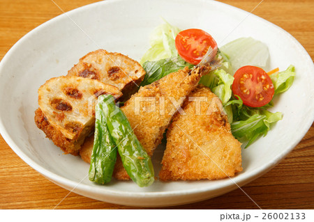 アジフライとレンコンのはさみ揚げ 26002133