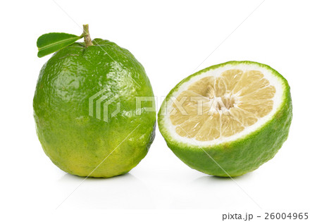 Citrus medica Linn on white background Citrus medica Linn on white background 26004965