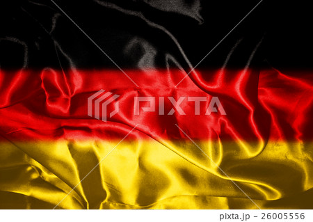 German flag blowing in the wind 26005556
