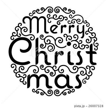 Christmas Greeting Card. Merry Christmas lettering Christmas Greeting Card. Merry Christmas lettering 26007328