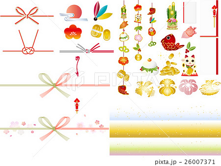 熨斗素材正月セット 26007371