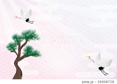 年賀状背景素材（賀詞なし） 26008728