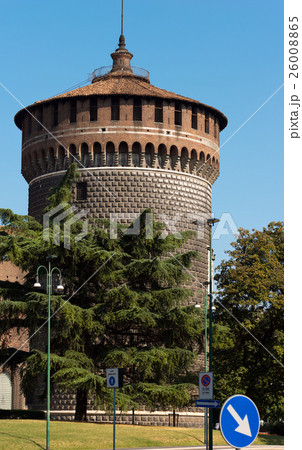 Sforza Castle in Milan Italy - Castello Sforzesco Sforza Castle in Milan Italy - Castello Sforzesco 26008865