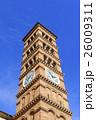 パサデナにある古い教会の時計塔 26009311