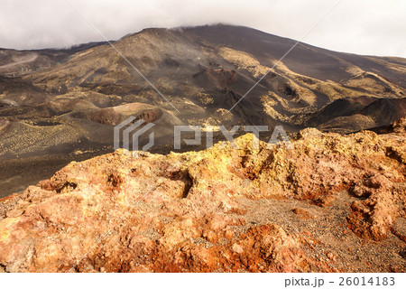 Etna volcano craters in Sicily, Italy Etna volcano craters in Sicily, Italy 26014183