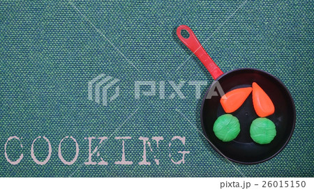 Cooking tool with toy for background 26015150